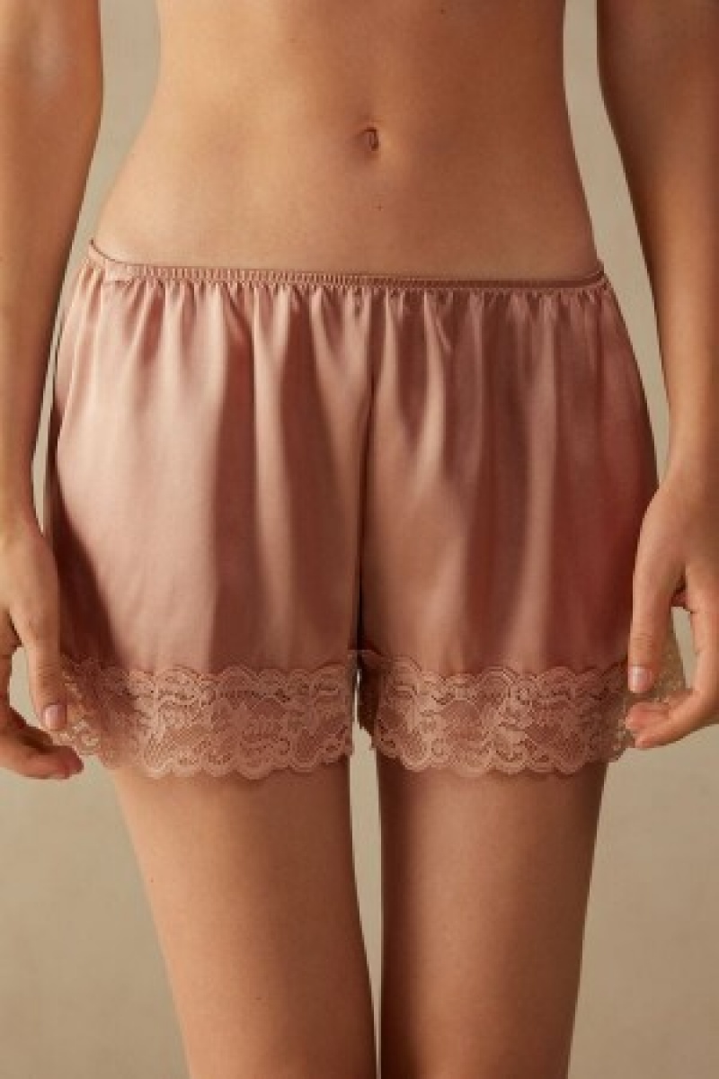 Intimissimi Silk Shorts Natural | NLQAV82185